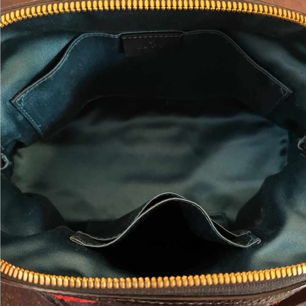 Gucci Vintage Red Suede – Small Ophidia Dome Crossbody Bag - Picture 12 of 17